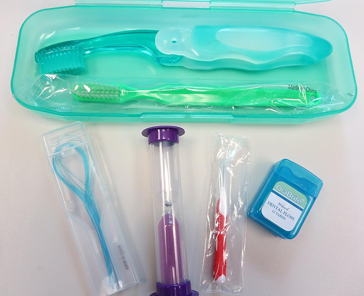 Oraline® 7 Piece Orthodontic Patient Care Kits w/ Plastic Travel Case